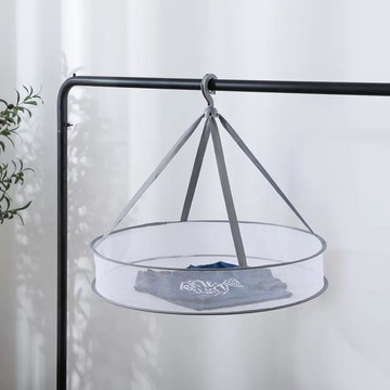 大號可折疊防風晾曬籃 平鋪內衣襪子晾衣網單層網兜神