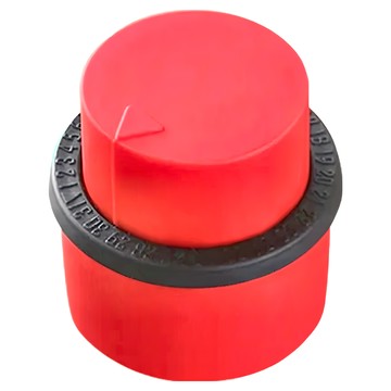 汽水密封防漏瓶蓋  按壓式 保留氣體  紅色黑邊  記錄日期  1個
