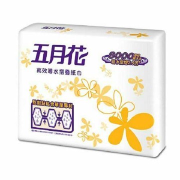 高效導水摺疊擦手紙200抽x20包