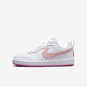 Nike Court Borough Low Recraft GS [DV5456-111] 大童 休閒鞋 經典 蜜桃粉
