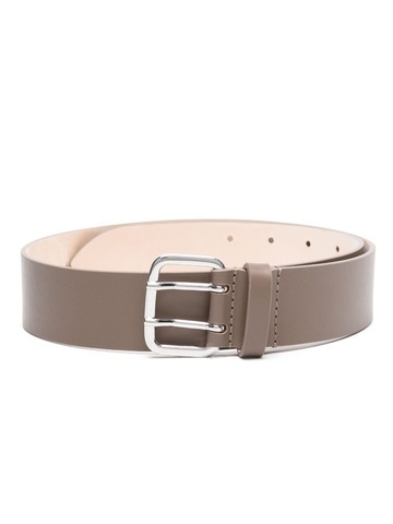 Déhanche - Hutch leather belt - women - Zamak/CALFSKIN - L - Neutrals