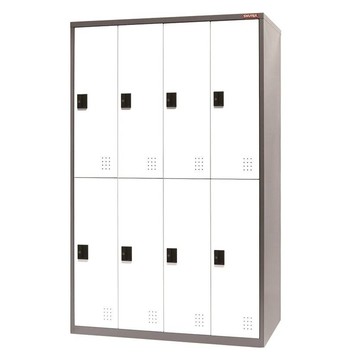 樹德鐵門四排8格一般鎖置物櫃 FC-408K