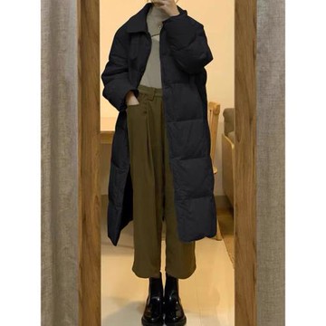 長款棉服女2025年新款冬季棉衣棉襖爆款潮保暖外套韓系加厚超好看