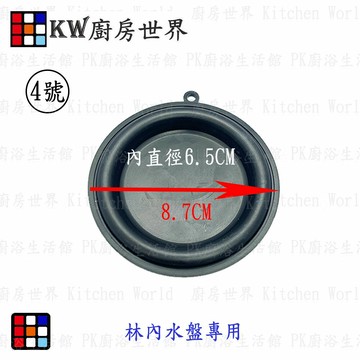 高雄 熱水器配件 8.7公分水盤皮 林內熱水器專用【KW廚房世界】