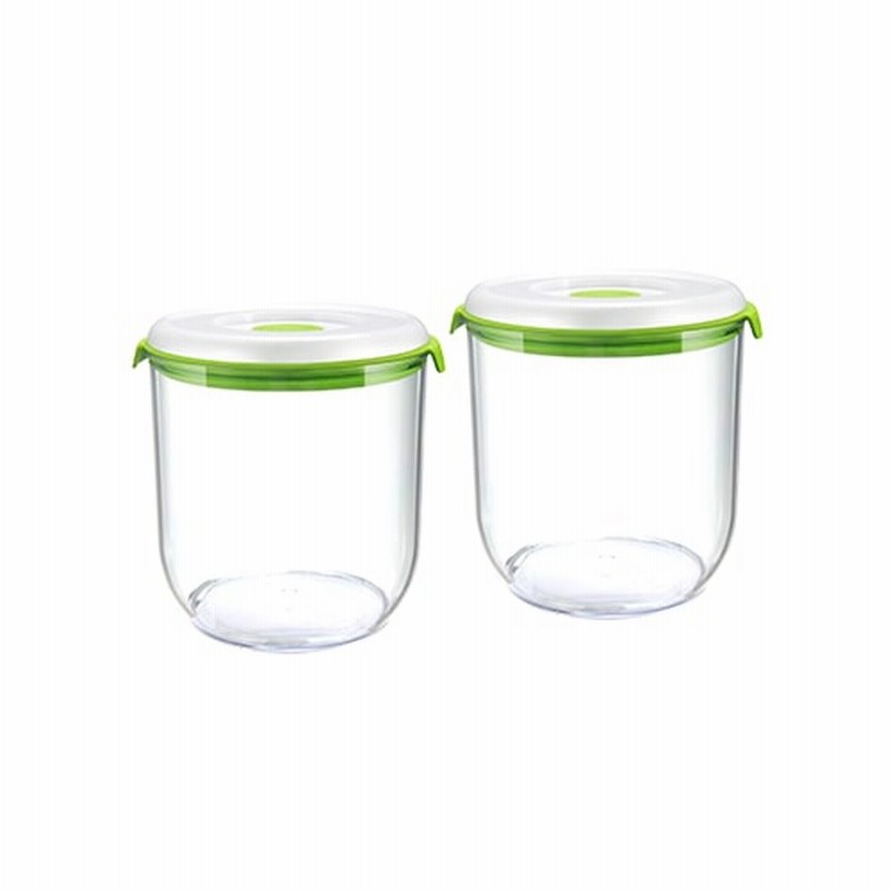 公式 フォーサ 丸型真空コンテナ 大 2個セット食品真空保存容器 フォーサ 専用の真空コンテナ 通販 Lineポイント最大10 0 Get Lineショッピング