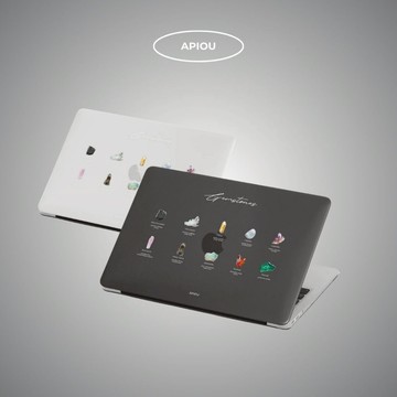 【現貨】APIOU 水晶圖鑑MacBook 透明全包防刮保護殼 Air Pro M2/M3/M4