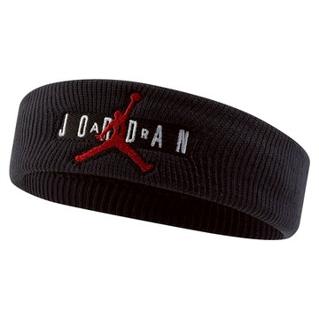 NIKE耐吉 JORDAN喬丹JUMPMAN TERRY黑色運動頭帶籃球止汗帶髮帶透氣頭巾慢跑步網球棒球籃球羽球瑜珈健身重訓單車(J1007580063OS)天蠍座生日禮物 交換禮物 男女朋友禮物