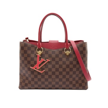 LOUIS VUITTON LV 路易威登 Riverside 兩用包 棕色 棋盤格帆布 N40052 【二手名牌BRAND OFF】
