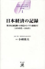 バブル デフレ期の日本経済と経済政策 歴史編1