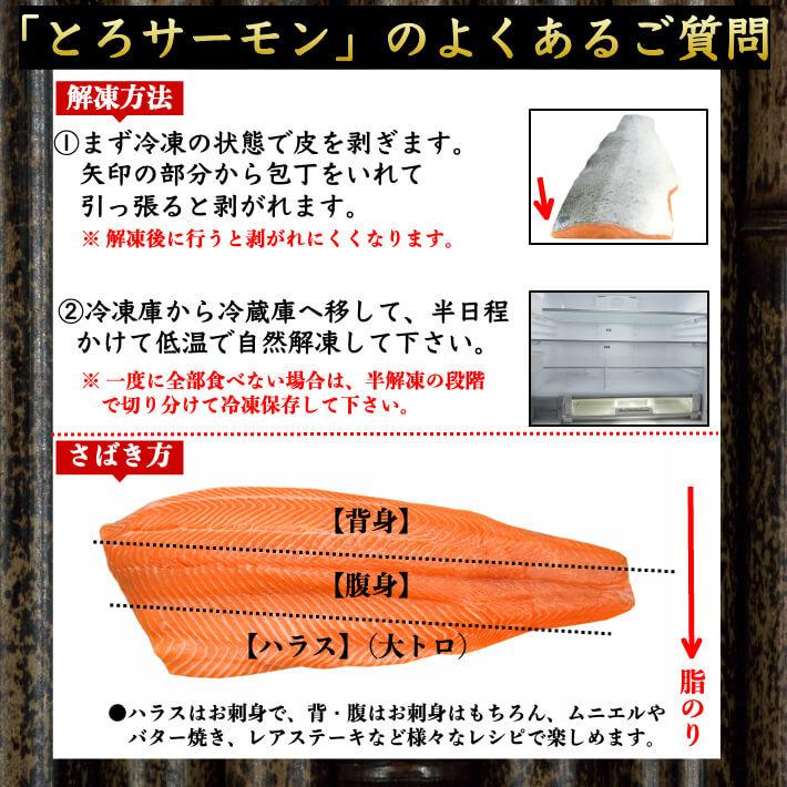 お刺身とろサーモン 特大 1000g 10人前 骨なし 皮付 誕生日 ギフト 海鮮 贈答