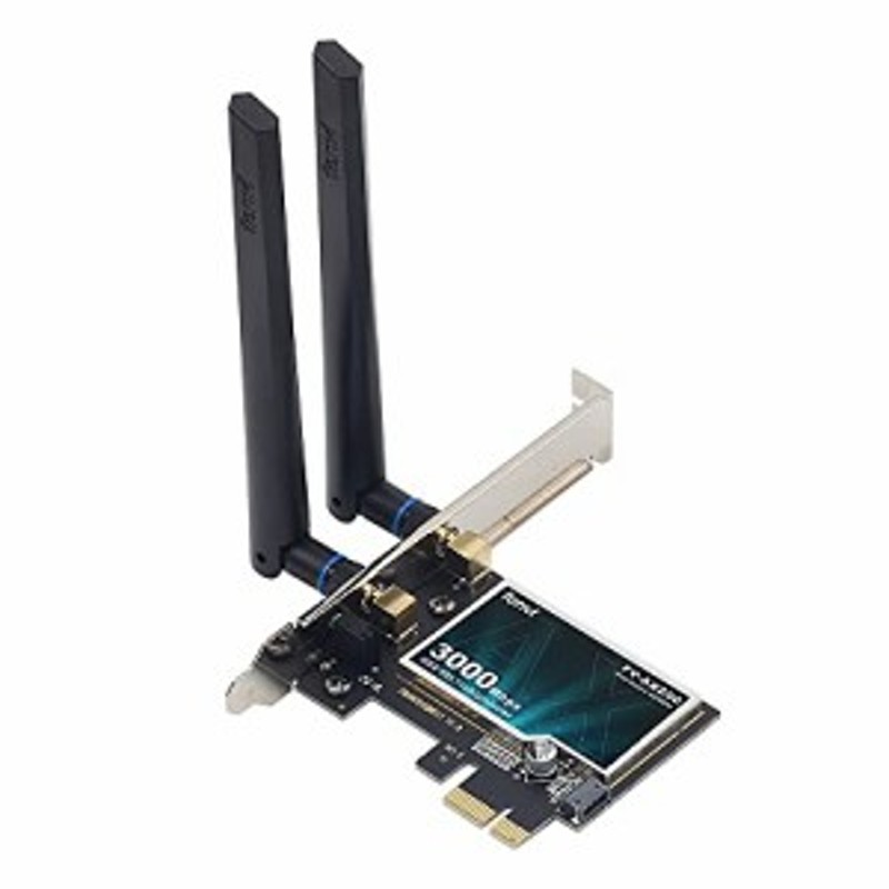 WiFi 6 AX200 Bluetooth 50 カード PC ワイヤレス PCIe Wi-Fi 6 ...