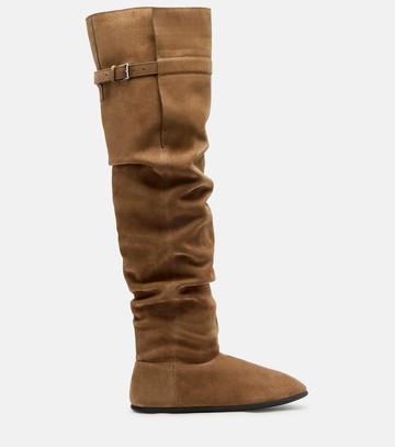 Christen Big Boot suede over-the-knee boots