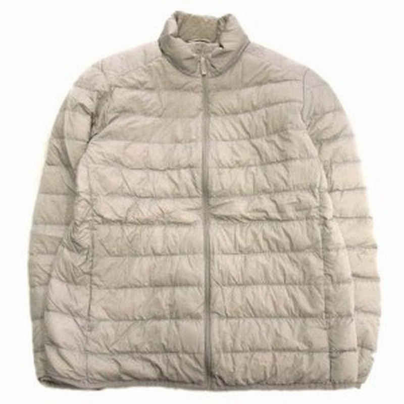 中古 ユニクロ Uniqlo ライト ダウン ジャケット ブルゾン アウター 無地 Xl 大きいサイズ 灰 グレー メンズ ３ 通販 Lineポイント最大4 0 Get Lineショッピング