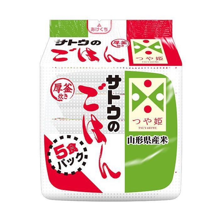 サトウ食品 サトウのごはん 山形県産つや姫 5食パック (200g×5食)×8個入｜ 送料無料