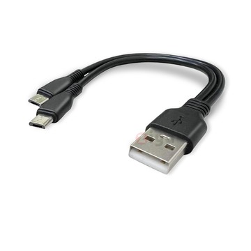 ZIYA PS4/XBOX ONE USB Cable 充電數據線 USB-A 公 轉 Micro USB 公 雙頭 短距戰鬥款