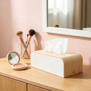 日本 yamato japan純手工木製北歐風格color box面紙盒