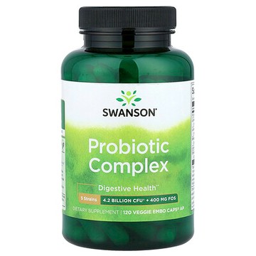 Swanson, 益生菌複合物，120 粒素食 EMBO® Caps AP 膠囊