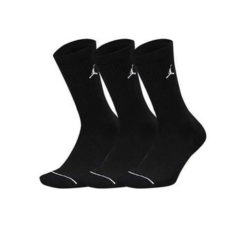 NIKE JORDAN 男女中筒運動襪-三雙入 DRI-FIT 運動 休閒 慢跑