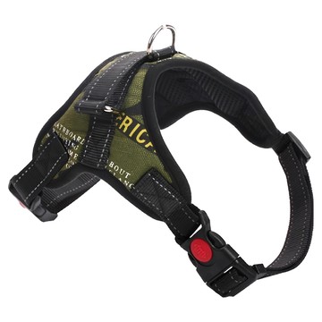 捷華 背心式胸背帶 尼龍材質  綠色字母  S (胸圍 42~52cm)  1個