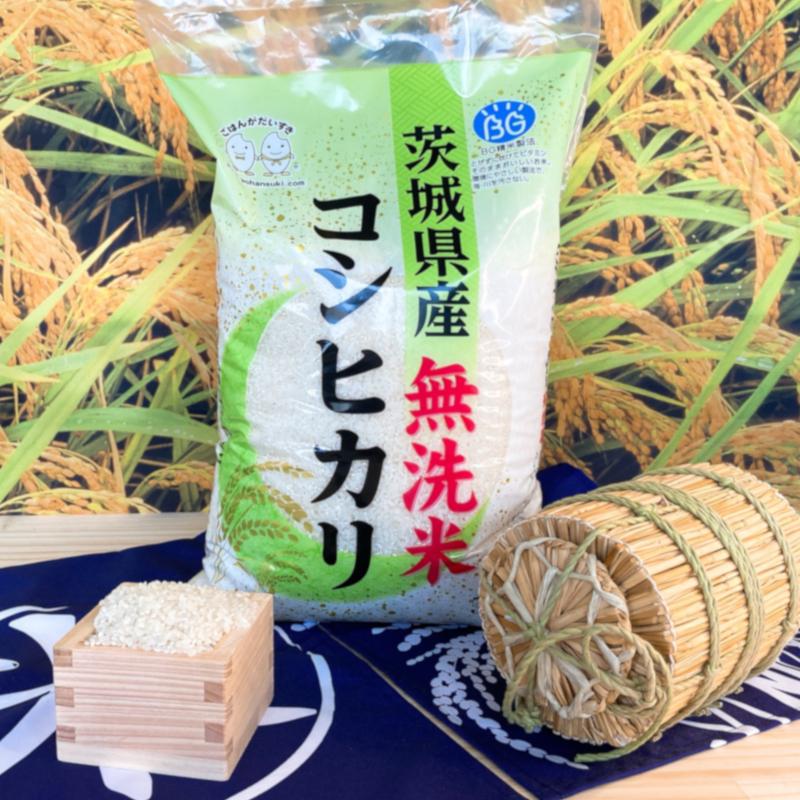 お米 BG無洗米 5kg 茨城県産コシヒカリ 令和5年産