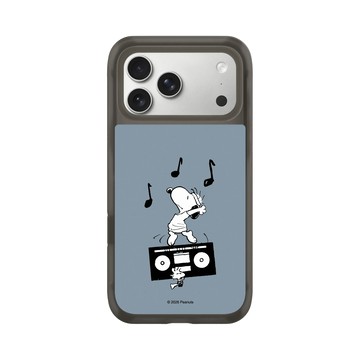 iPhone 17 Pro Max AirX 本質黑 - 史努比 Snoopy - 隨音樂搖擺吧！