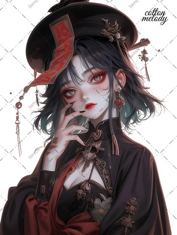 original sticker no.1408 人物貼紙 原創貼紙 人物貼紙 女孩貼紙 原創人物貼紙