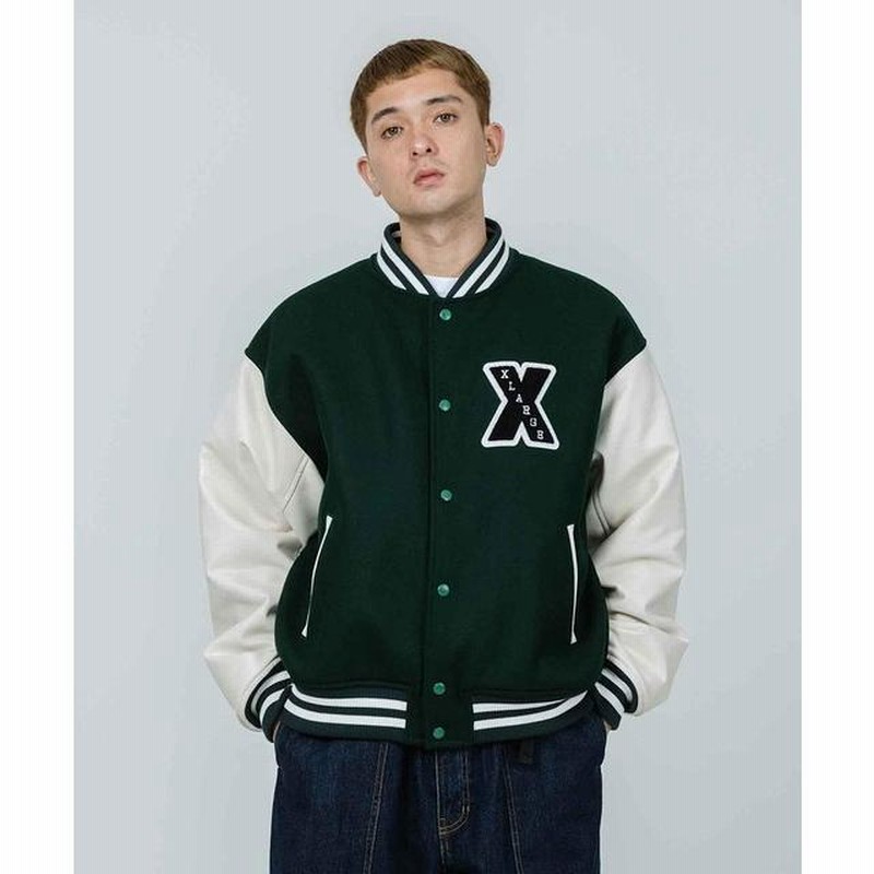 エクストララージ XLARGE OG VARSITY JACKET スタジャン ヴァー