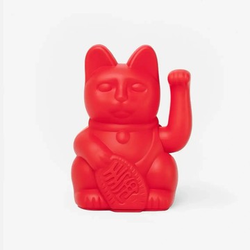 【DONKEY PRODUCTS】招財貓 (紅色) (15cm)