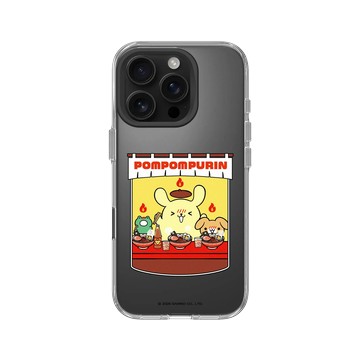 iPhone 16 Pro Clear Case（相機按鈕） 透明 - 三麗鷗-布丁狗30週年 PomPomPurin (30th Anniversary) - 辣翻天