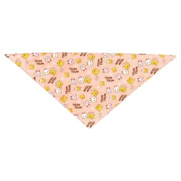 Disney 迪士尼 TSUM TSUM 寵物三角領巾  635 x 270mm  家族粉  1件