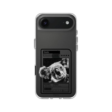 iPhone Air Clear Case（相機按鈕） 透明 - RHINOSHIELD X Taipei Zoo - 無尾熊：限量卡牌
