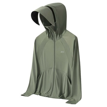 M-2XL 情侶夏季防晒衣 男女款防晒外套 冰絲防晒外套 涼感外套 薄外套 外套 皮膚衣 遮陽外套 抗UV外套 釣魚