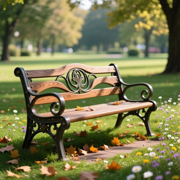 【台灣公司 可開發票】戶外公園椅小區廣場休閑椅創意定制戶外防腐木座椅靠背室外長椅