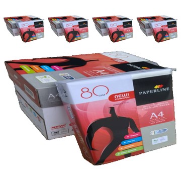 PAPERLINE 地球紅多功能影印紙 80p  5包  A4
