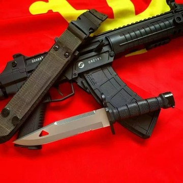 現貨 解放軍現役191附打火石 戶外刀具 戰狼刀 野豬刀 飛鷹刀 鱷魚刀 公牛刀 安平樂活館