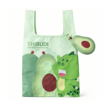 SHIBUDI尋寶獅環保造型掛件吊飾收納購物袋（酪梨小薰）