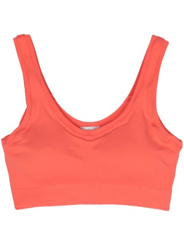 Hanro - Touch Feeling padded cropped top - women - Elastane/Polyamide - M - Pink