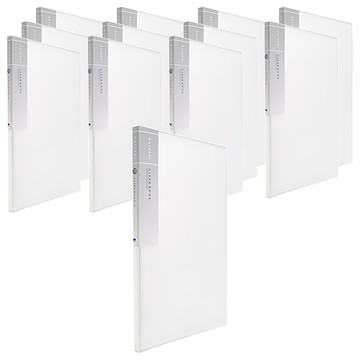 Heemang File 透明文件夾 A4文件收納整理  12本  白色