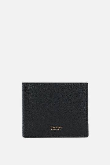 TOM FORD grainy leather billfold wallet Man