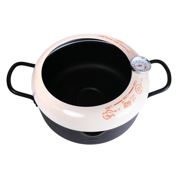 DZ-5847雙耳油炸鍋附溫度計20cm