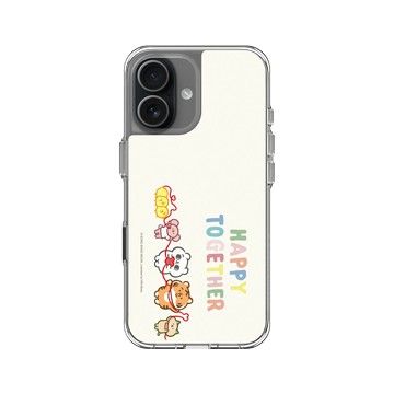 iPhone 17 Clear Case（相機按鈕） 透明 - 爽爽貓 Song Song Meow by SECOND - Happy Together