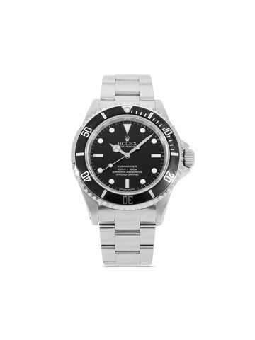 Rolex - 2010 pre-owned Submariner 40mm - unisex - Sapphire Glass/stainless steel - One Size - Black