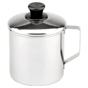 ZEBRA THAILAND 斑馬牌 口杯附蓋 1公升 11公分 SUS 304不鏽鋼材質  1個  銀色