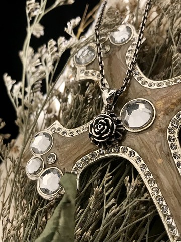 【植物系列】立體玫瑰Rose  Silver/925/純銀/單墜