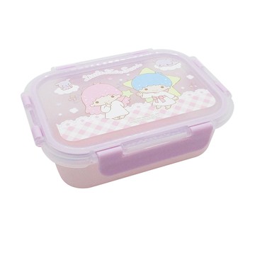 【震撼精品百貨】Little Twin Stars KiKi&LaLa_雙子星小天使~三麗鷗 雙子星玻璃餐盒 便當盒640ml*22217