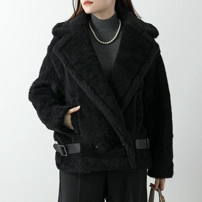 Max Mara◆RADICE◆テディベア バイカー ジャケット 6万取引突破【MaxMara☆RADICE】テディベア バイカー ジャケット