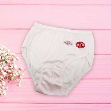 日本製純棉女內褲-粉色