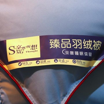 五星酒店羽絲絨被抗菌被芯春秋冬被子8/12斤單雙人宿舍加厚保暖被