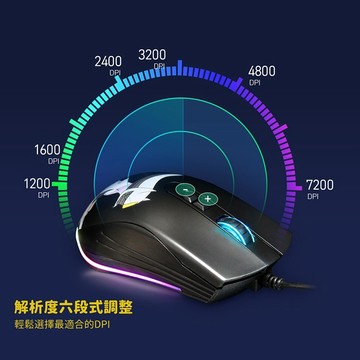 [台灣現貨] 原廠授權寶可夢 阿爾宙斯 RGB有線滑鼠 EOM360YE 含稅 蝦皮代開發票