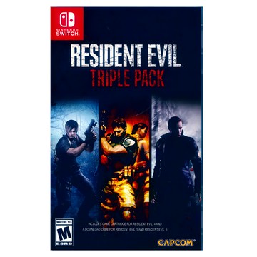 Nintendo 任天堂 SWITCH 惡靈古堡 三重包 中英文美版 Resident Evil Triple Pack